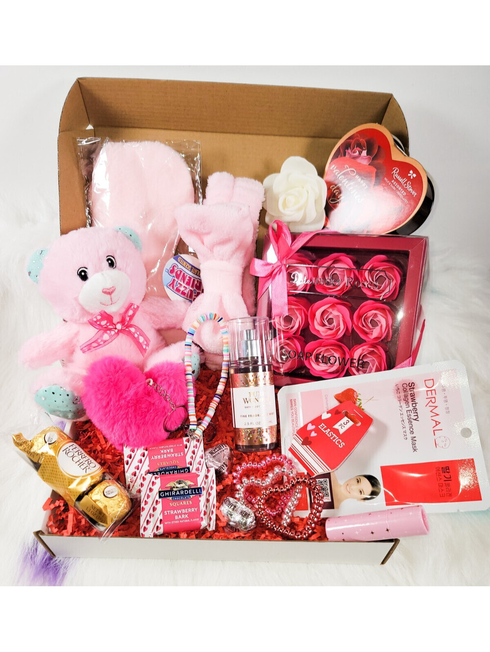 Valentines Day Gift Basket for Women and Teens